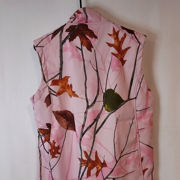 WFS  BURLEY GIRL pink camo hunting vest - Picture 5 of 13